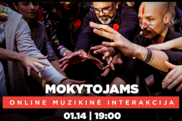 Muzikinė interakcija mokytojams su Jurgiu Didžiuliu