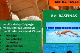 Numatomų AJC veiklų planas. 2022 m. lapkričio II sav.