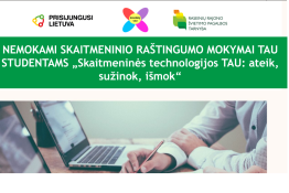 Kviečiame Raseinių TAU studentus dalyvauti projekte „Prisijungusi Lietuva“