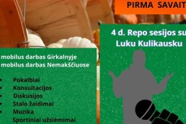 Numatomų AJC veiklų planas. 2022 m. lapkričio I sav.