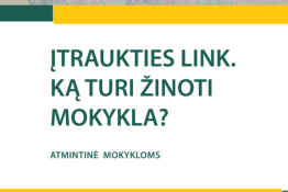 Įtraukusis ugdymas. Atmintinė ugdymo įstaigoms.