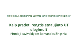 Patvirtinta Raseinių rajono atnaujinamo ugdymo turinio įgyvendinimo koordinavimo komanda