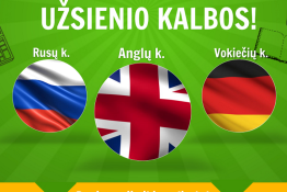 Laikas išmokti užsienio kalbos!