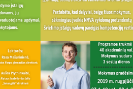 Mokymų programa „Pokyčių valdymas ugdymo procese“