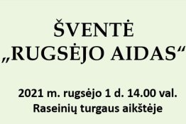 Šventė „Rugsėjo aidas 2021“
