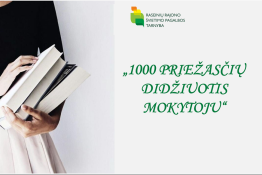 Kviečiame dalyvauti Raseinių rajono pedagogų sąšaukoje „1000 priežasčių didžiuotis mokytoju“.