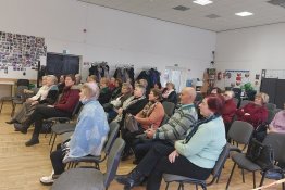 Lapkričio 22 dieną įvyko susitikimas su poete, kraštiete Aldona Radčenko