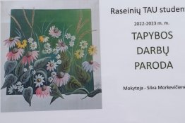 Kviečiame į Raseinių TAU studentų tapybos darbų parodą