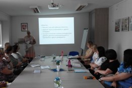 Apskritojo stalo diskusija su Raseinių rajono ugdymo įstaigų priešmokyklinio ir ikimokyklinio ugdymo pedagogais