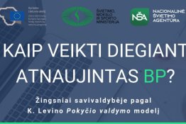 Kaip veikti diegiant atnaujintas BP?