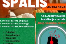 Numatomų AJC veiklų planas. 2022 m. spalio II sav.