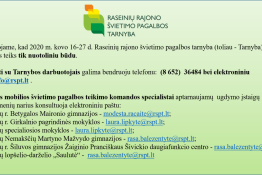 Dėl paslaugų teikimo Raseinių rajono švietimo pagalbos tarnyboje